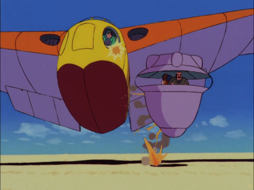 Future Boy Conan 11 flying machine